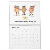 The 12 Gnomes of Christmas 2026 Calendar カレンダー (3月 2026)