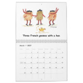 The 12 Gnomes of Christmas 2026 Calendar カレンダー (3月 2027)