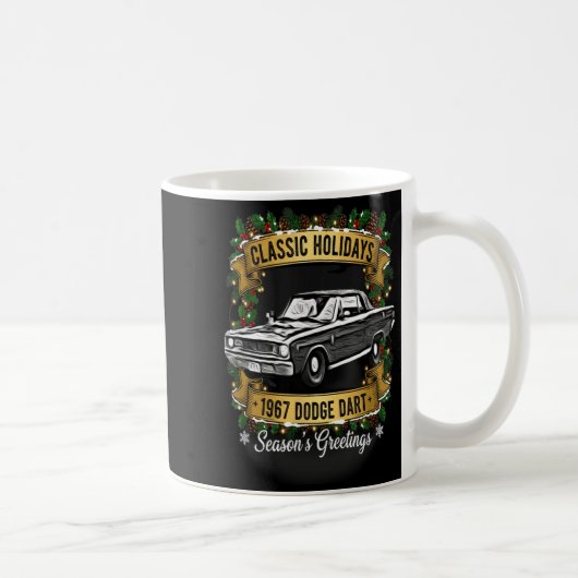 The 1967 Dodge Dart Clic Holiday Cheer Apparel コーヒーマグカップ (右)