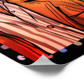 The 1970's Retro Vibe 24x24" Wall Poster ポスター (角)