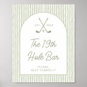 The 19th Hole Bar Golf Masters Birthday Party ポスター (正面)