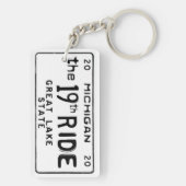 the 19th RIDE Michigan License Plate Paw Keychain  キーホルダー (裏面)