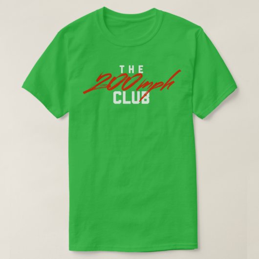 The 200mph Club Tシャツ (デザイン正面)