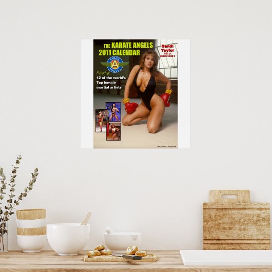 The_2011_Karate_Angels_Calendar ポスター (キッチン)