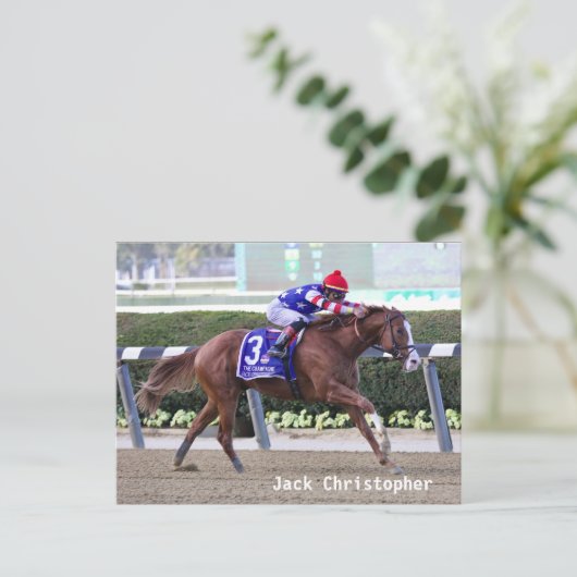 The 2021 Champagne Stakes ポストカード (スタンド正面)