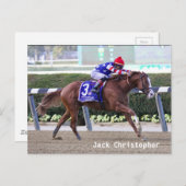 The 2021 Champagne Stakes ポストカード (正面/裏面)