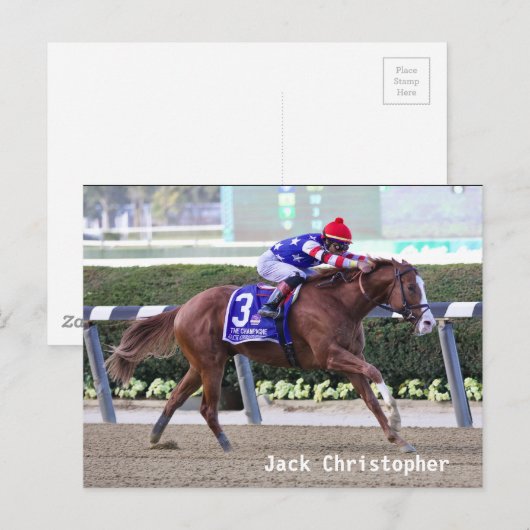 The 2021 Champagne Stakes ポストカード (正面/裏面)