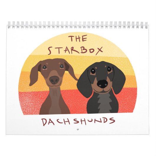 The 2026 Starbox Dachshunds Calendar カレンダー (カバー)