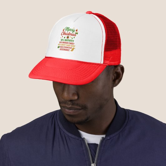 The 240% Christmas Math Trucker Hat キャップ (インサイチュ)