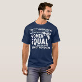 The 2nd Amendment Making Women Equal Tシャツ (正面フル)