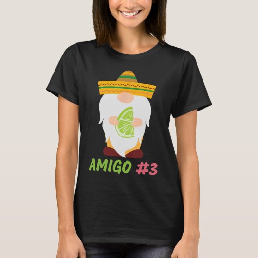The 3 Amigos Cinco De Mayo Amigo #1グループマッチング Tシャツ (正面)