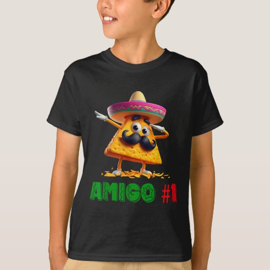 The 3 Three Amigos Cinco De Mayo Amigo #1 Group Ma Tシャツ (正面)