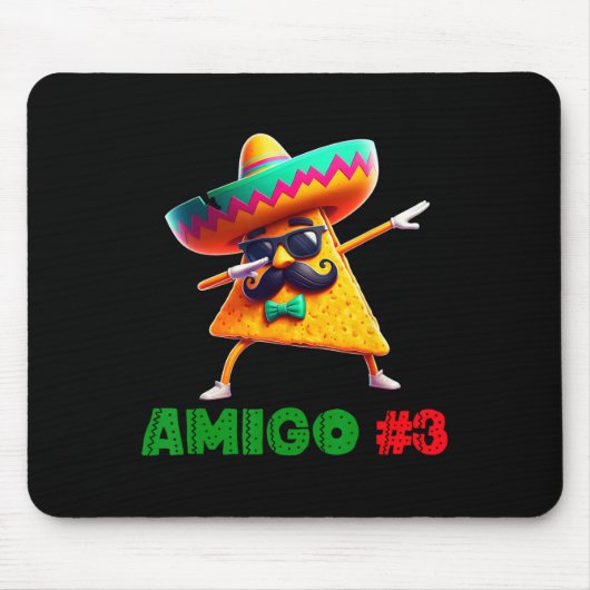 The 3 Three Amigos Cinco De Mayo Amigo #3 Group Ma マウスパッド (正面)