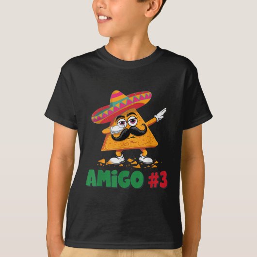 The 3 Three Amigos Cinco De Mayo Amigo #3 Group Ma Tシャツ (正面)