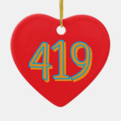 The 419 - Toledo, Ohio セラミックオーナメント (正面)