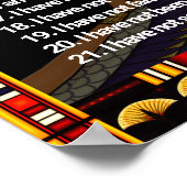 The 42 Law Of Maat - Negative Confessions Poster ポスター (角)