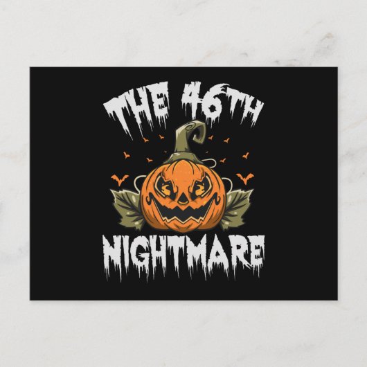 The 46th Nightmare Funny Spokky Halloween Politics ポストカード (正面)