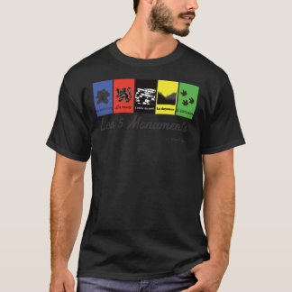 The 5 cycling monuments tシャツ