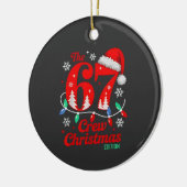 The 67 Christmas Crew Edition Six Seven Brainrot   セラミックオーナメント (左)