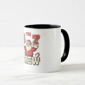 The 6 7 Crew Funny Santa Christmas Meme  マグカップ (正面右)