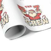 The 6 7 Crew Funny Santa Christmas Meme  ラッピングペーパー (ロールコーナー)