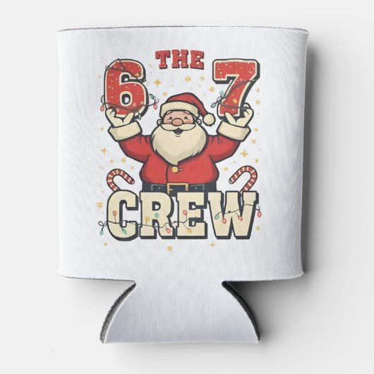 The 6 7 Crew Funny Santa Christmas Meme 缶クーラー (正面)