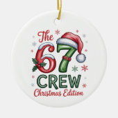 The 76 Crew Christmas Edition Family Holiday Xmas セラミックオーナメント (正面)