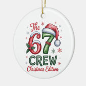 The 76 Crew Christmas Edition Family Holiday Xmas セラミックオーナメント (左)