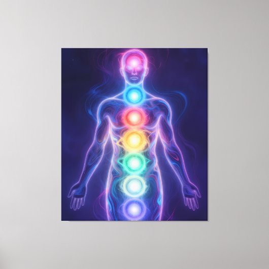  The 7 Chakras キャンバスプリント (正面)