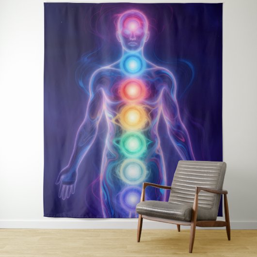  The 7 Chakras タペストリー (インサイチュ)