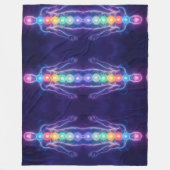 The 7 Chakras フリースブランケット (正面)
