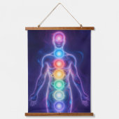  The 7 Chakras 吊り下げ型タペストリー (正面)