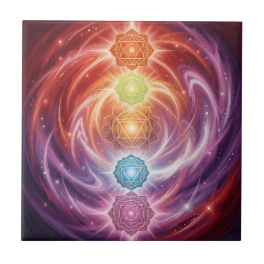 The 7 Chakras´10 タイル (正面)
