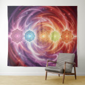 The 7 Chakras´10 タペストリー (インサイチュ(横))