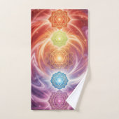 The 7 Chakras´10 バスタオルセット (ハンドタオル)