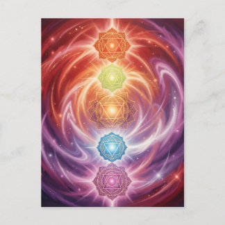 The 7 Chakras´10 ポストカード