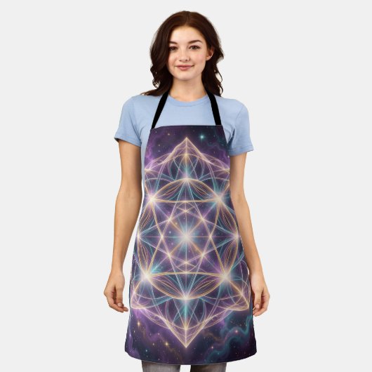 The 7 Chakras´11 エプロン (着用した状態)