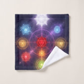 The 7 Chakras´3 バスタオルセット (ウォッシュタオル)