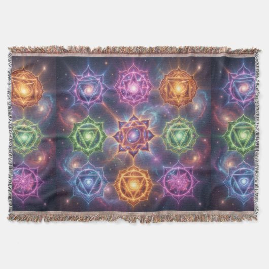 The 7 Chakras´6 スローブランケット (正面)