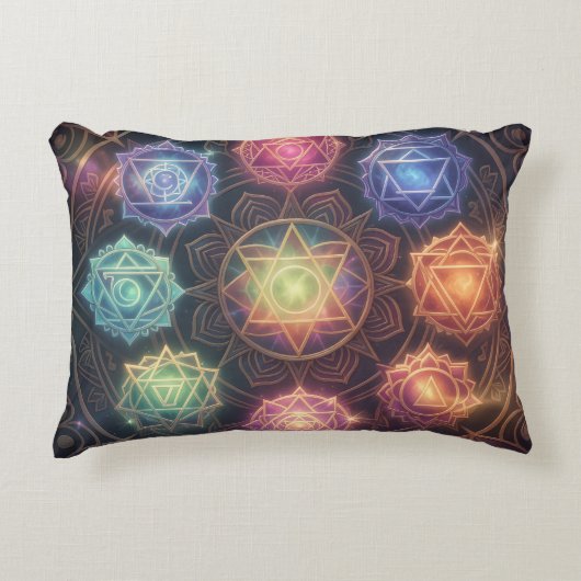 The 7 Chakras´8 アクセントクッション (正面)
