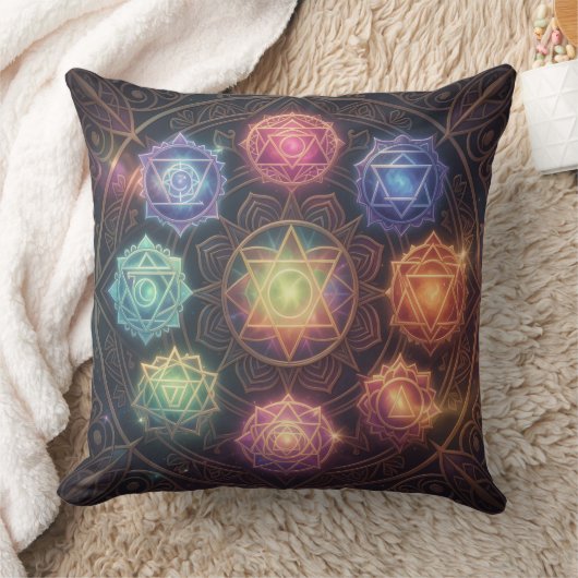 The 7 Chakras´8 クッション (ブランケット)