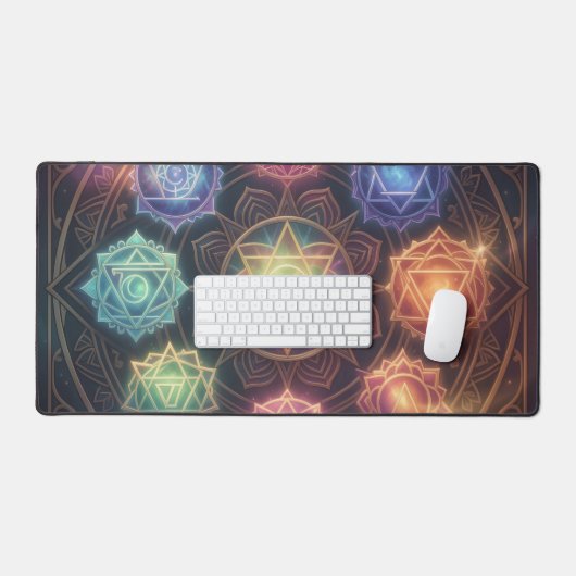 The 7 Chakras´8 デスクマット (キーボード&マウス)