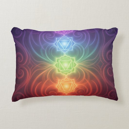 The 7 Chakras´9 アクセントクッション (正面)