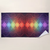 The 7 Chakras´9 ビーチタオル (正面)