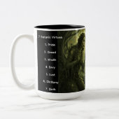The 7 Satanic Virtues: Envy Mug ツートーンマグカップ (左)