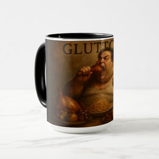 The 7 Satanic Virtues: Gluttony マグカップ (正面左)