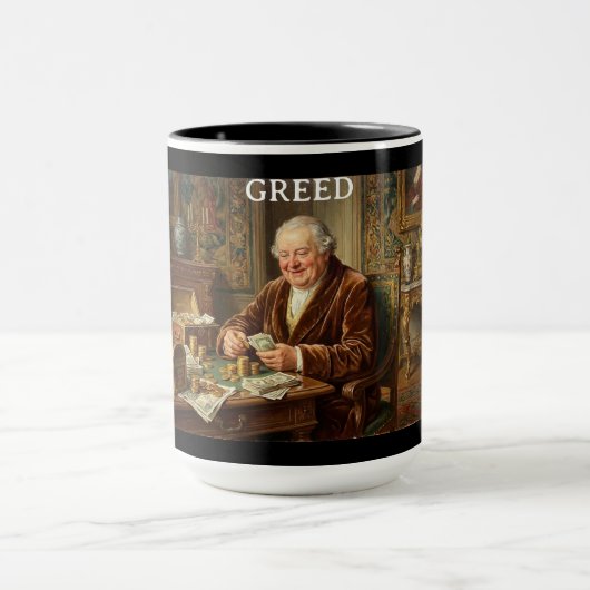 The 7 Satanic Virtues: Greed  マグカップ (中央)