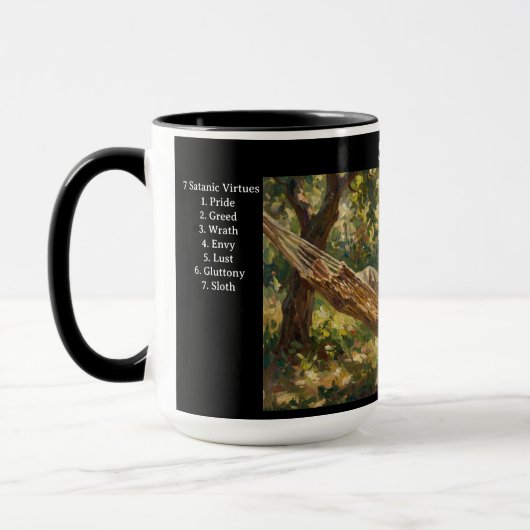 The 7 Virtues of Satan: Sloth マグカップ (左)