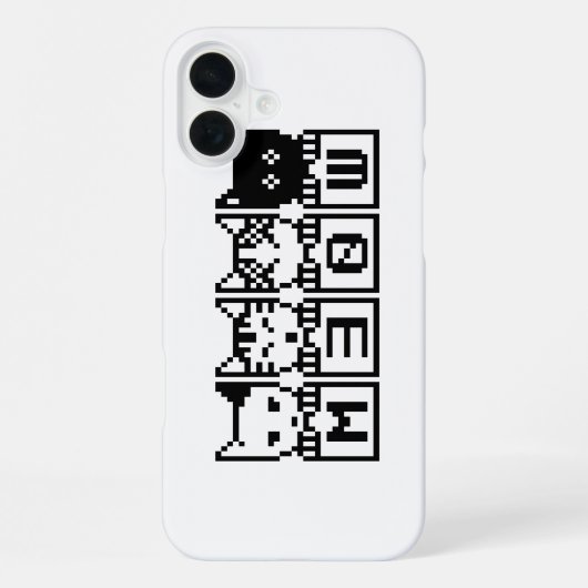 THE 8-BIT CATS M30W iPhoneケース (裏面)