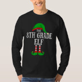 The 8th Grade Elf Family Group Matching Christmas Tシャツ (正面)